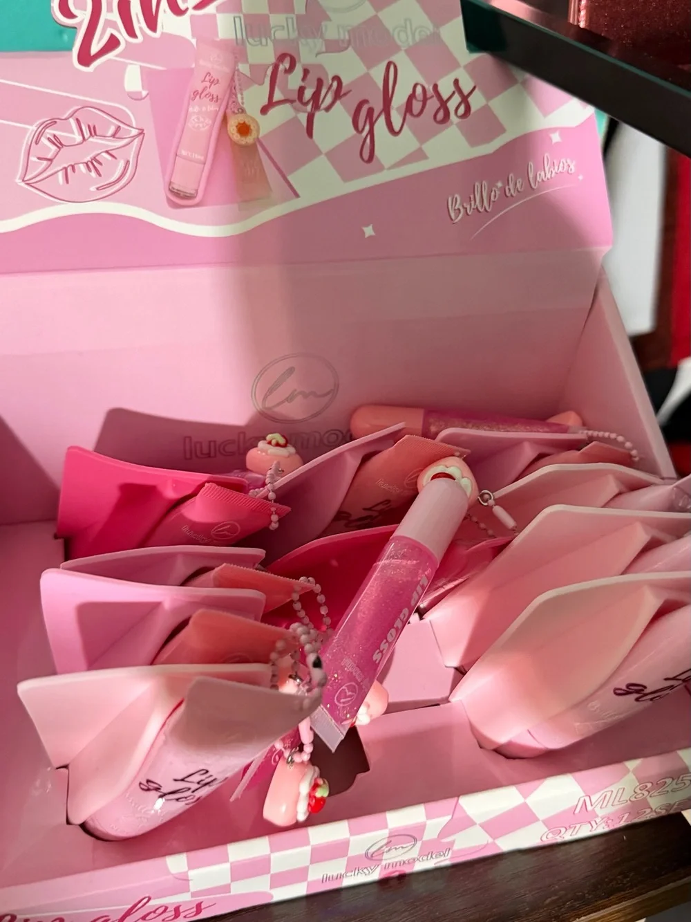 Pink Lip Gloss Set